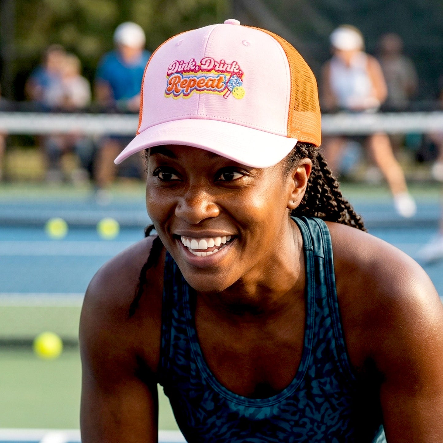 Dink Drink Repeat Court Trucker Hat