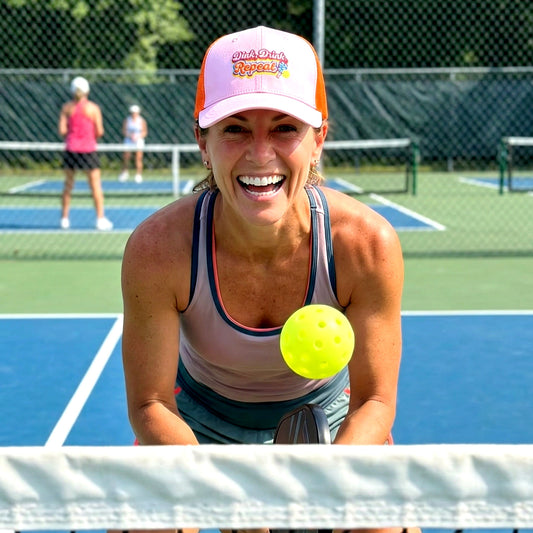 Dink Drink Repeat Court Trucker Hat