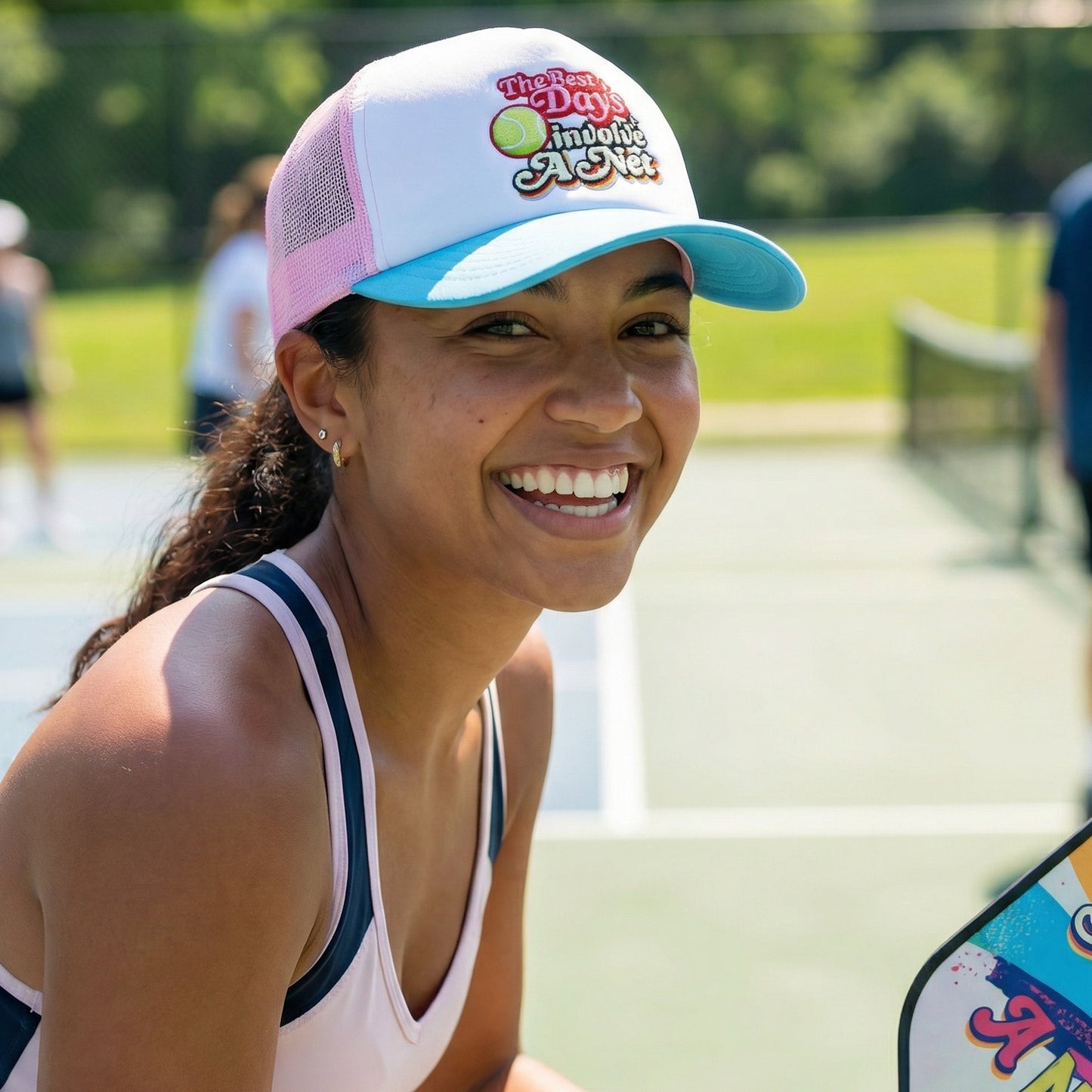 The Best Days Court Trucker Hat