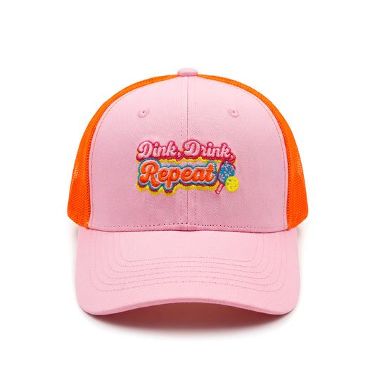 Dink Drink Repeat Court Trucker Hat
