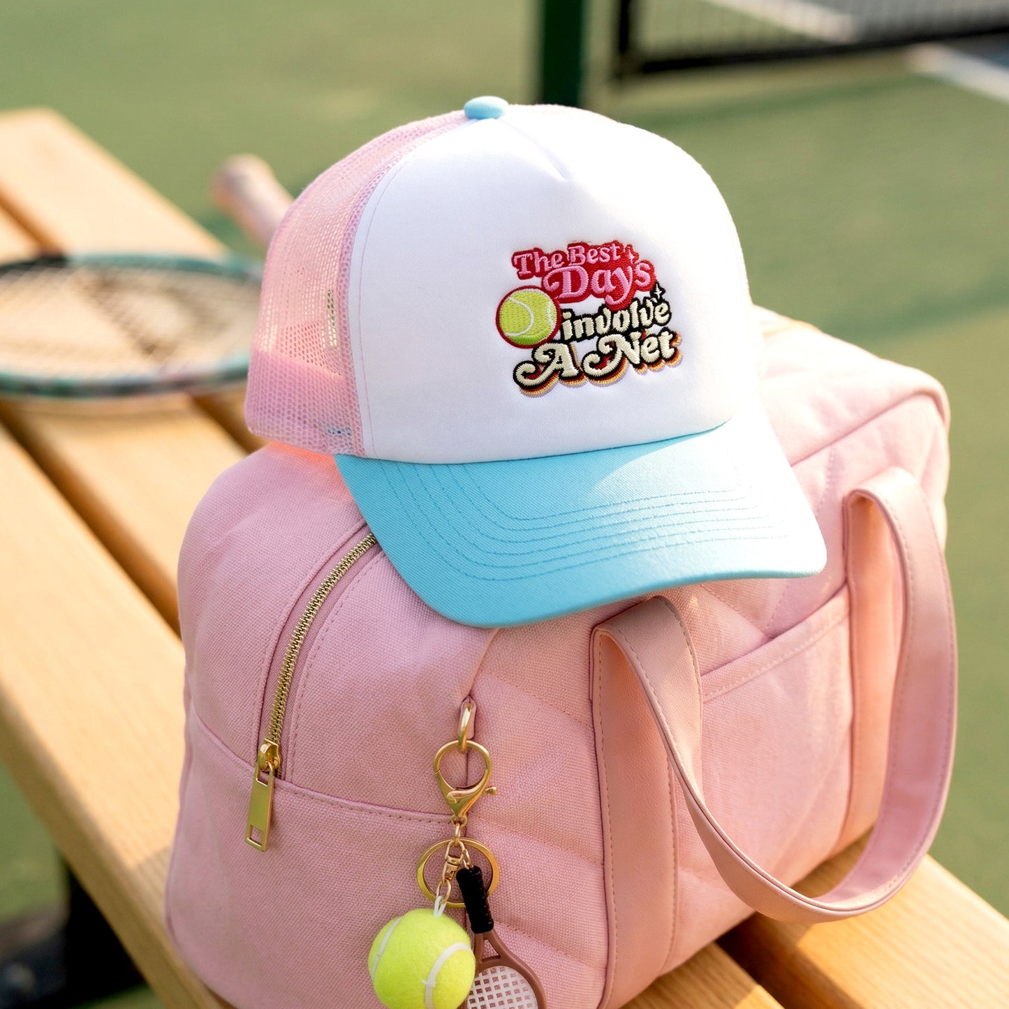 The Best Days Court Trucker Hat